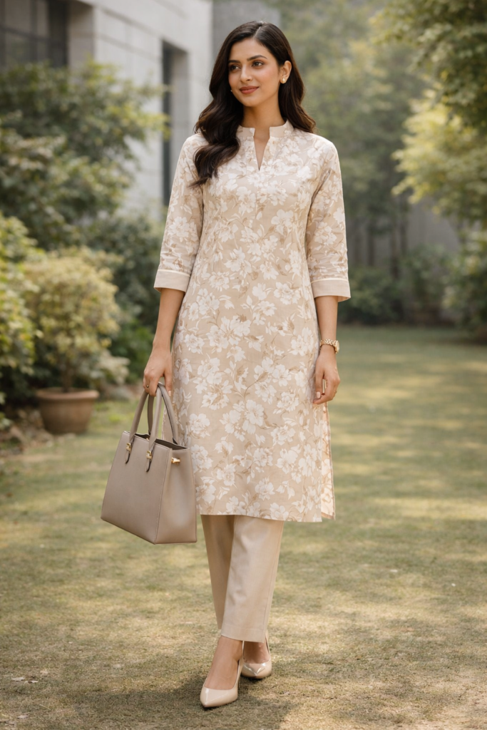 Elegant and Professional Kurta styling for women